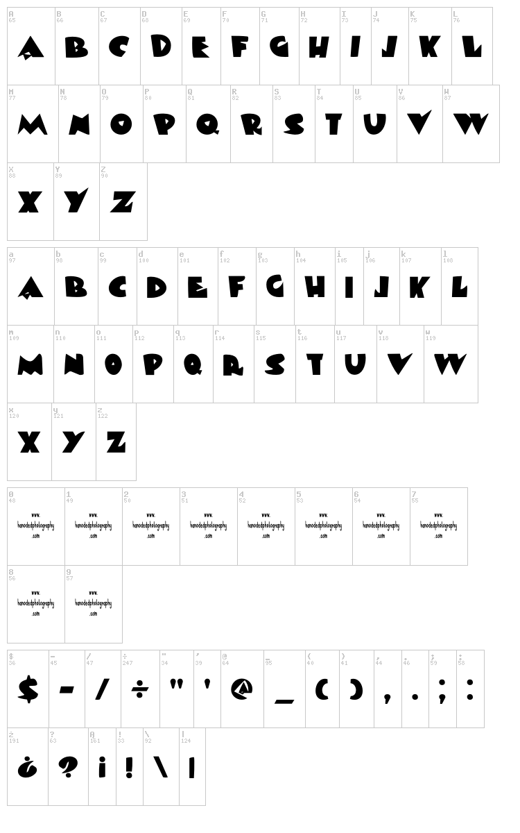 DK Viareggio font map